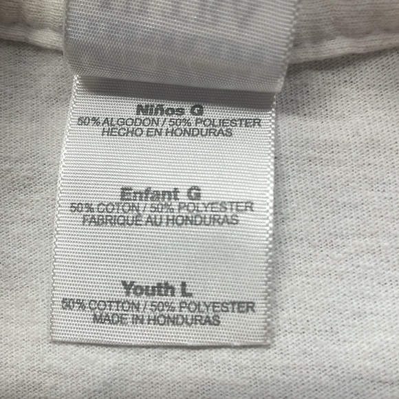 Vintage Y2K SpongeBob SquarePants T-shirtwhite short sleeve boys girls size L - Picture 8 of 9